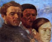 埃德加 德加 : Three Heads